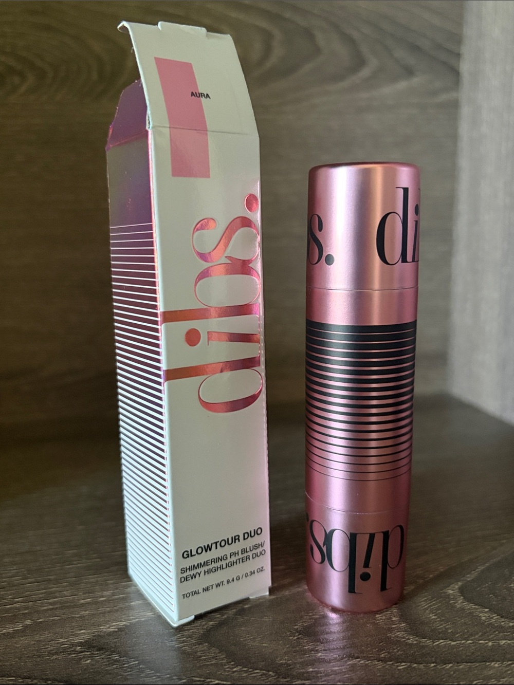 ❤️$25 NWT Dibs Glowtour Duo Shimmering PH Blush/ Dewy Highlighter Duo 9.4g